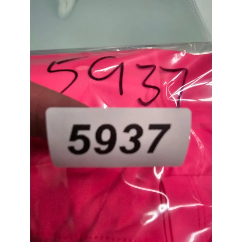 Hurley Girls Long Sleeve Rash Guard Pink Polyester Athletic Size XL